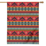 Native American Eagle Pattern Print House Flag
