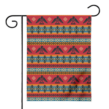 Native American Eagle Pattern Print House Flag