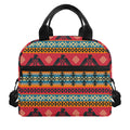 Native American Eagle Pattern Print Insulated Lunch Bag