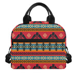 Native American Eagle Pattern Print Insulated Lunch Bag