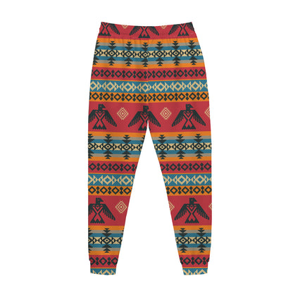 Native American Eagle Pattern Print Jogger Pants