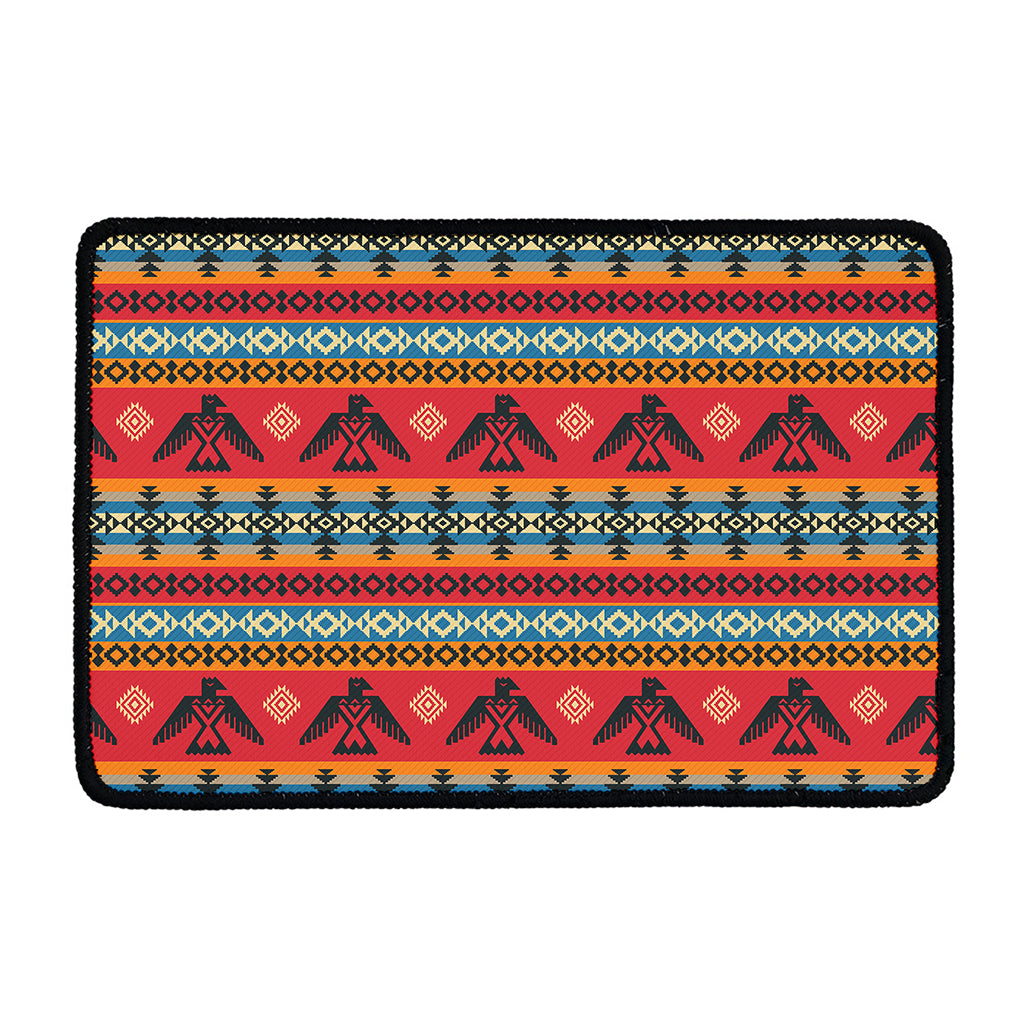 Native American Eagle Pattern Print Kitchen Mat
