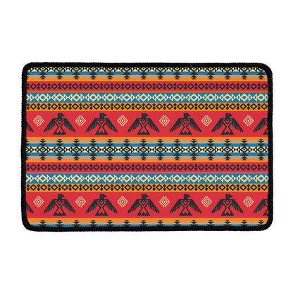 Native American Eagle Pattern Print Kitchen Mat
