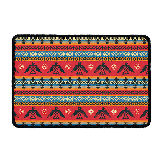 Native American Eagle Pattern Print Kitchen Mat