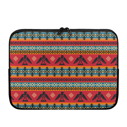 Native American Eagle Pattern Print Laptop Sleeve