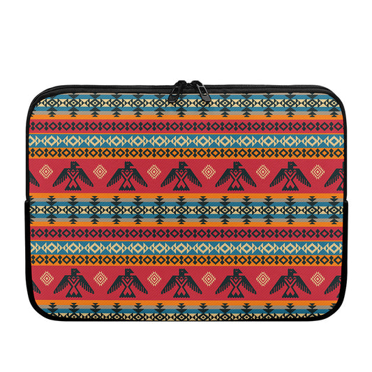 Native American Eagle Pattern Print Laptop Sleeve