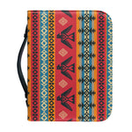 Native American Eagle Pattern Print Leather Bible Cover