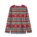 Native American Eagle Pattern Print Long Sleeve Short Coat