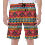 Native American Eagle Pattern Print Men's Beach Shorts