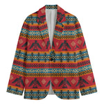 Native American Eagle Pattern Print Men's Blazer