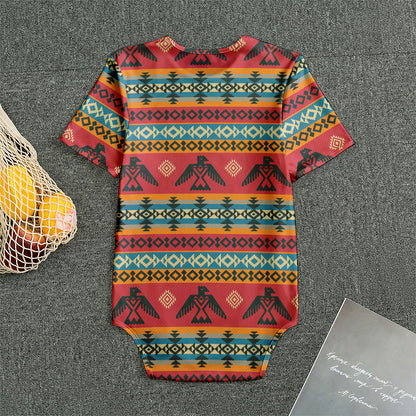 Native American Eagle Pattern Print Men's Bodysuit