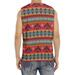 Native American Eagle Pattern Print Men's Fitness Tank Top