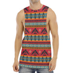 Native American Eagle Pattern Print Men's Muscle Tank Top