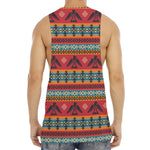 Native American Eagle Pattern Print Men's Muscle Tank Top