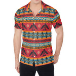 Native American Eagle Pattern Print Men's Shirt