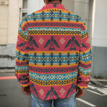 Native American Eagle Pattern Print Men's Shirt Jacket