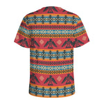 Native American Eagle Pattern Print Men's Sports T-Shirt