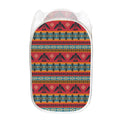 Native American Eagle Pattern Print Mesh Laundry Hamper