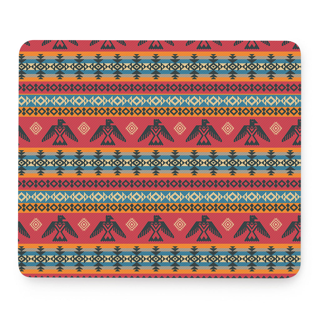 Native American Eagle Pattern Print Mouse Pad