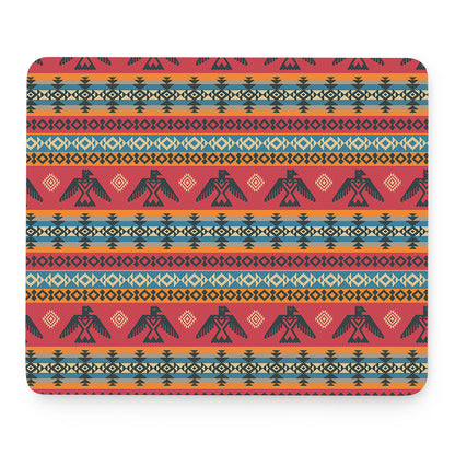 Native American Eagle Pattern Print Mouse Pad