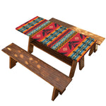 Native American Eagle Pattern Print Picnic Table Cover