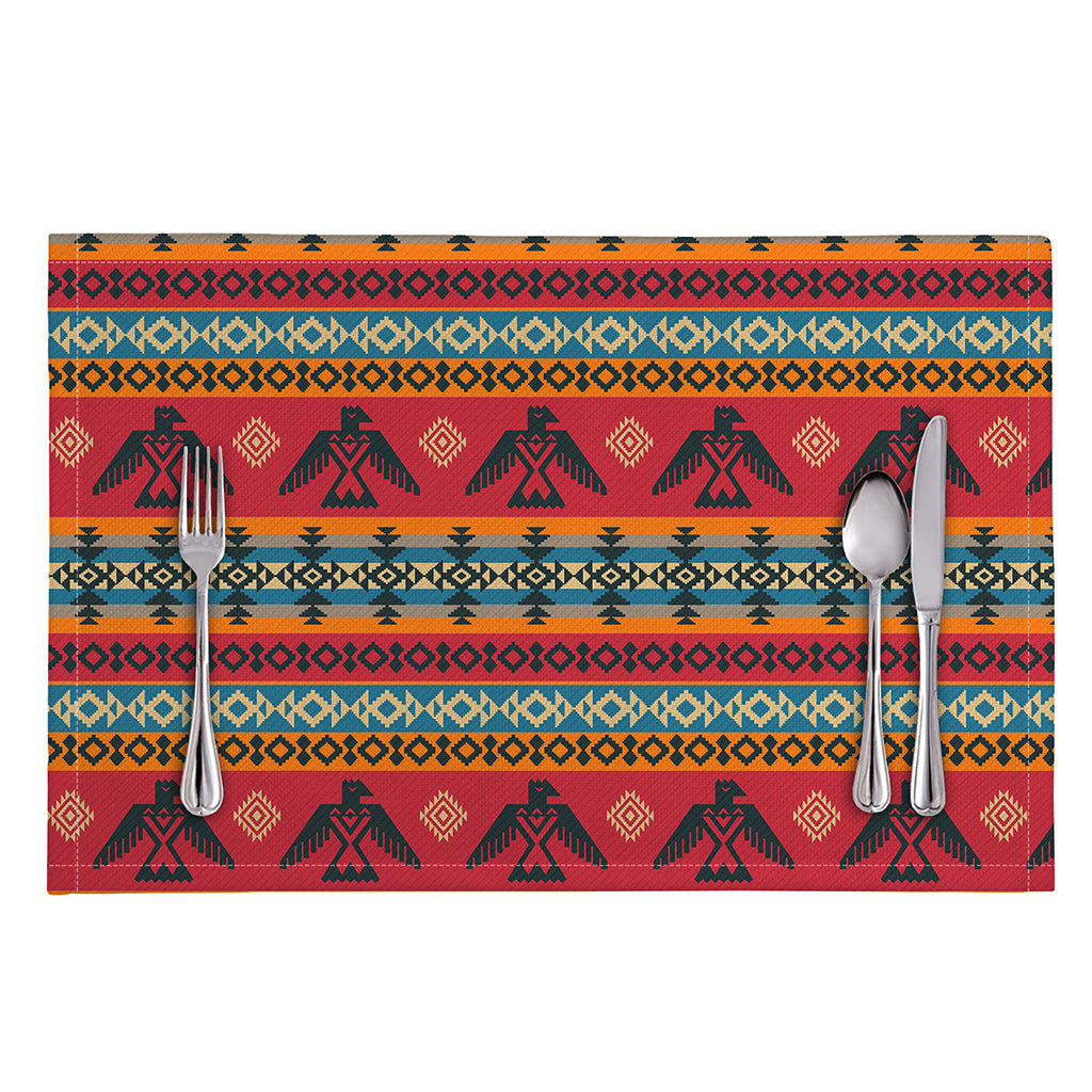 Native American Eagle Pattern Print Placemat