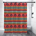 Native American Eagle Pattern Print Premium Shower Curtain