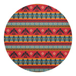 Native American Eagle Pattern Print Round Blanket