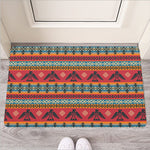 Native American Eagle Pattern Print Rubber Doormat