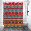 Native American Eagle Pattern Print Shower Curtain