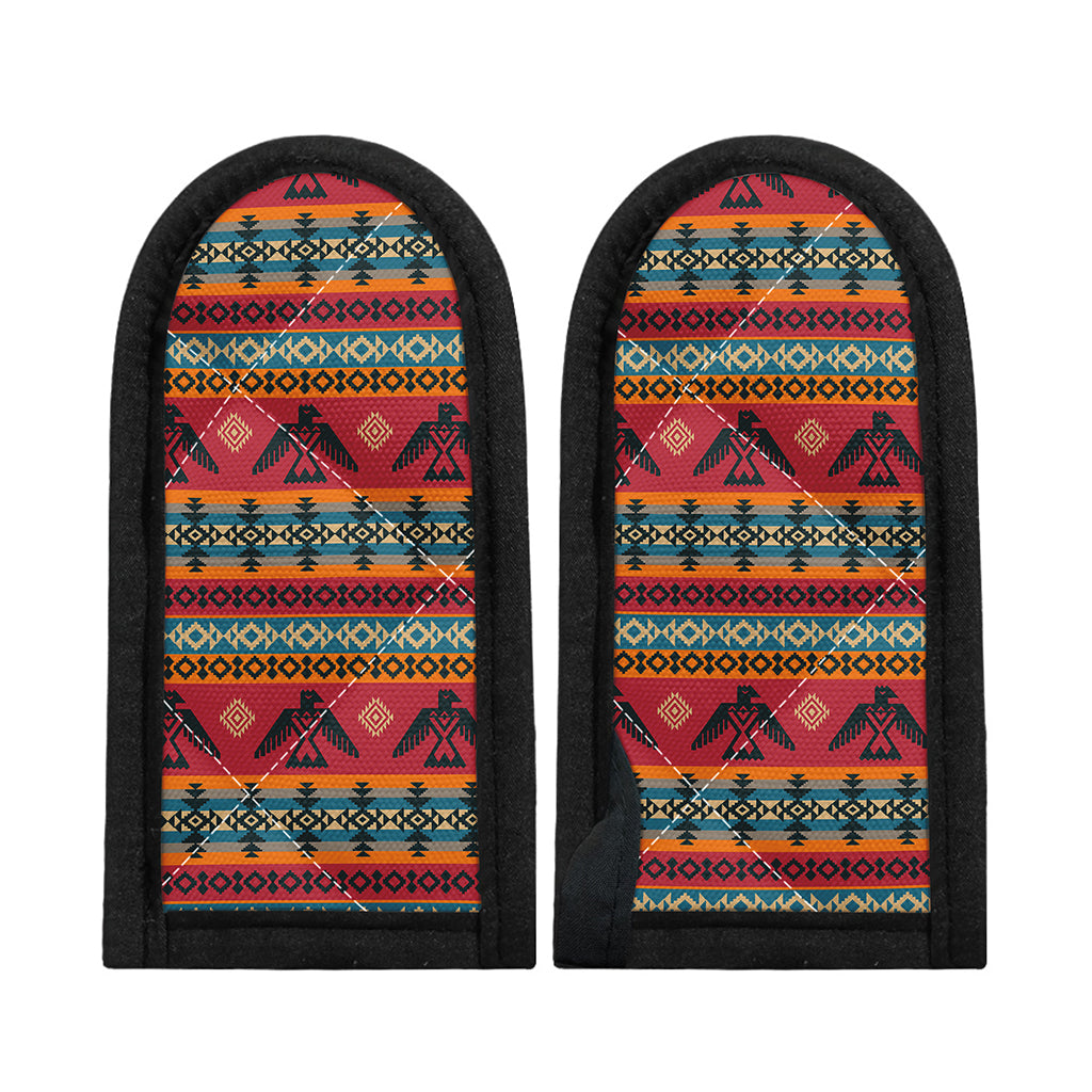 Native American Eagle Pattern Print Skillet Handle Cover