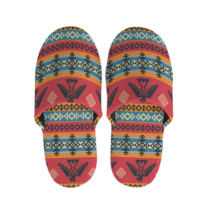 Native American Eagle Pattern Print Slippers