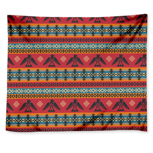 Native American Eagle Pattern Print Tapestry