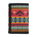Native American Eagle Pattern Print Trifold Wallet