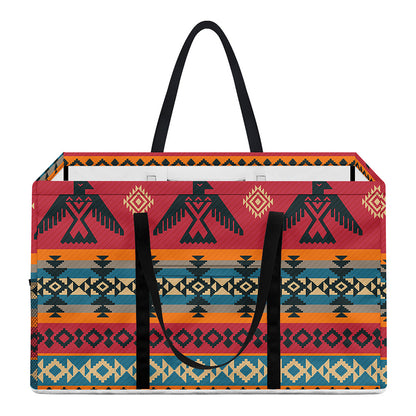 Native American Eagle Pattern Print Utility Tote Bag
