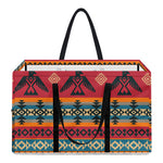 Native American Eagle Pattern Print Utility Tote Bag