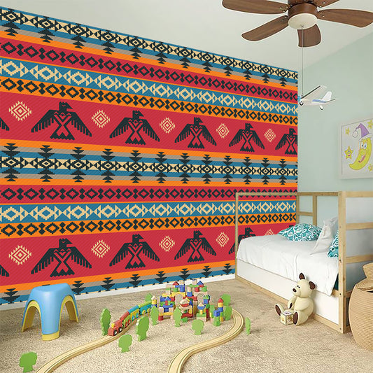 Native American Eagle Pattern Print Wall Sticker