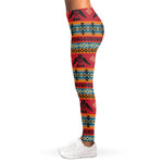 Native American Eagle Pattern Print Women's Leggings