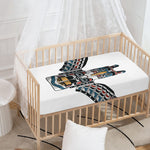 Native American Eagle Totem Print Baby Crib Sheet