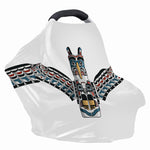 Native American Eagle Totem Print Baby Seat Cover