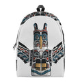 Native American Eagle Totem Print School Backpack