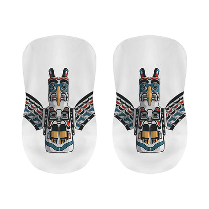 Native American Eagle Totem Print Bar Stool Covers