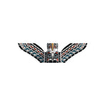 Native American Eagle Totem Print Bed Runner