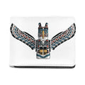Native American Eagle Totem Print Bifold Wallet