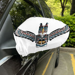 Native American Eagle Totem Print Car Side Mirror Covers