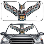 Native American Eagle Totem Print Car Windshield Sun Shade