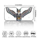 Native American Eagle Totem Print Car Windshield Sun Shade