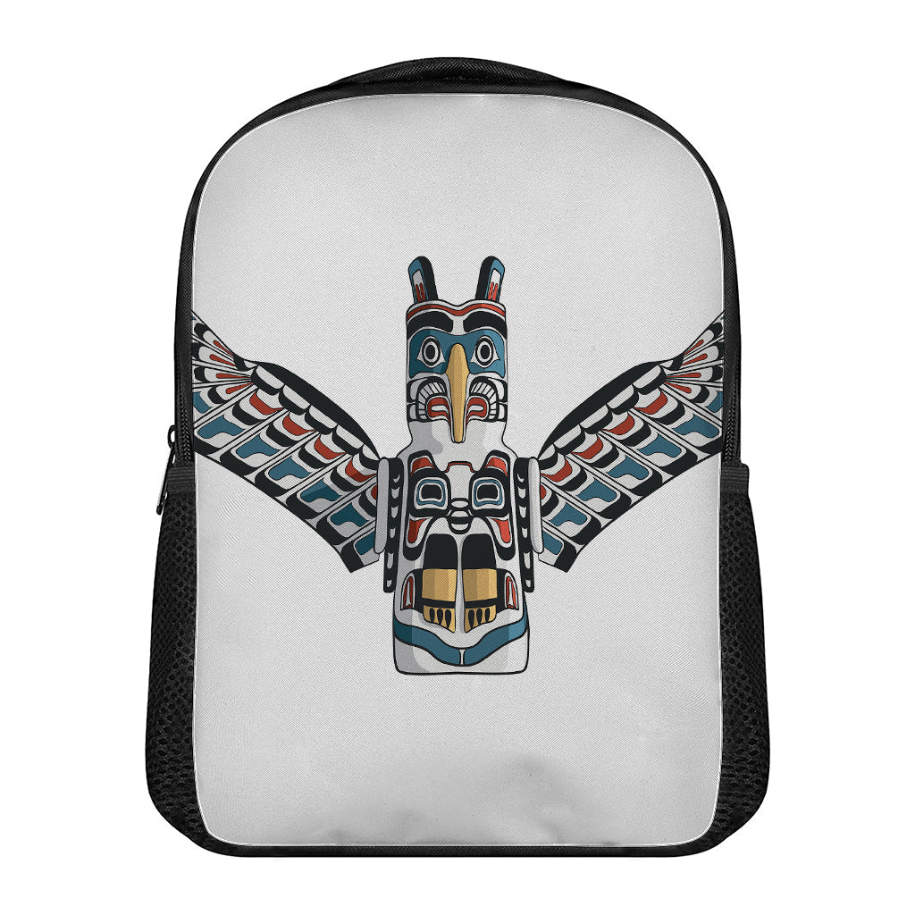 Native American Eagle Totem Print Casual Backpack