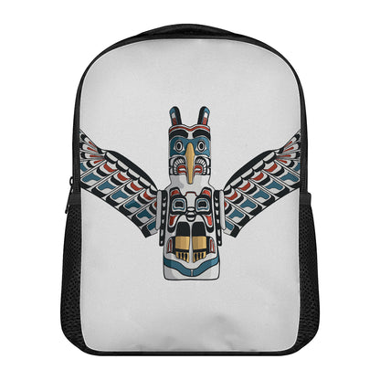 Native American Eagle Totem Print Casual Backpack