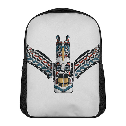 Native American Eagle Totem Print Casual Backpack